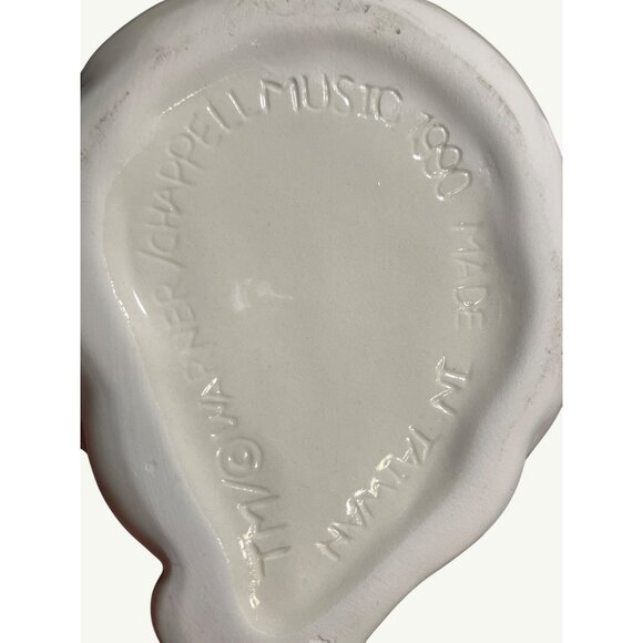 Vintage Christmas Snowman Ceramic Candy Dish Bowl  Planter Trinket Holder - Picture 13 of 13